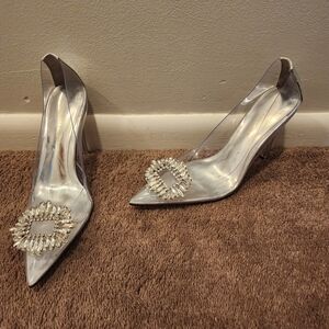 NWOT Good American "Cinderella" Shoes, Sz 9